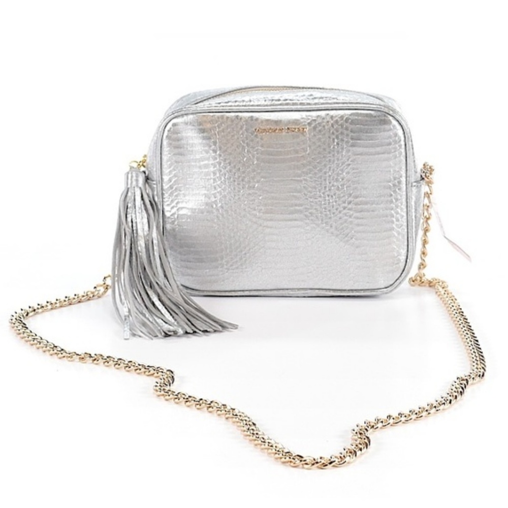 SOLD Victoria Secret Silver Purse 6b